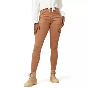 SPANX  Cargo Pant Women's Stretch Twill Ankles honey glow Med